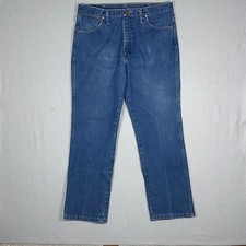 Wrangler Cowboy Cut Regular Fit Jeans Mens 36x30 Medium Wash Blue 936DEN Denim