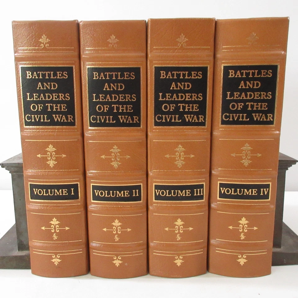 Battles And Leaders Of Civil War Easton Press Leather Bound Gift Book Set 22K - Image 2 of 4