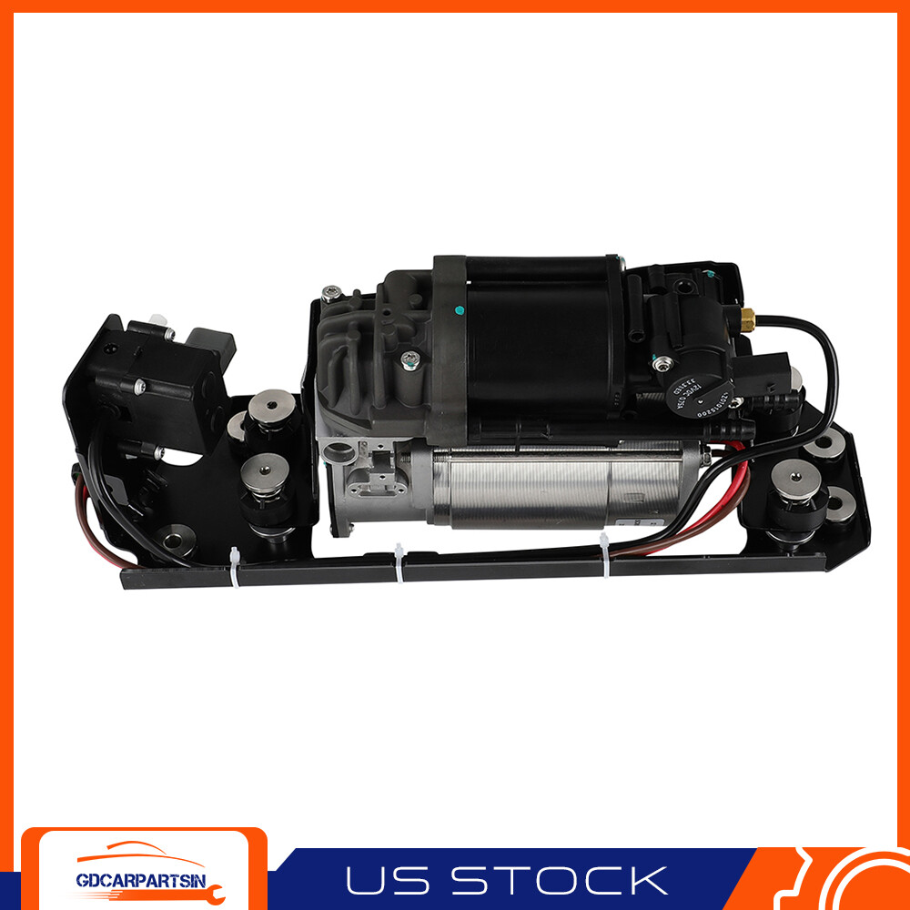 Air Suspension Compressor Pump W/ Bracket For BMW 7 F01 F02 740 750 760 Li 08-15