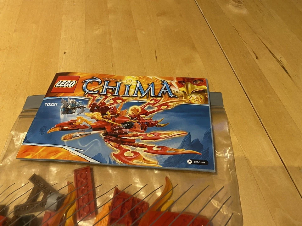 Lego Legends of Chima 70221 Flinx’s Ultimate Phoenix y 2 minifiguras - COMPLETO Foto 3 de 4