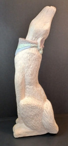 Ceramic Howling Coyote Figurine Southwestern Décor 15.5" Tall Made in Mexico