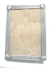 CORNICETTA CORNICE ANTICA PORTAFOTO ARGENTO 800 INTAGLIATA ARREDO IDEA REGALO