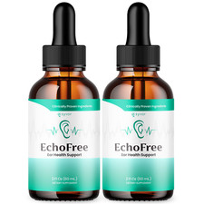  2 Pack EchoFree Ear Drops For Tinnitus Supports, Ear Relief Echo Free Drops