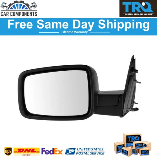 TRQ New Driver Side Mirror For 2013-2019 Ram 1500 2500 3500 Truck