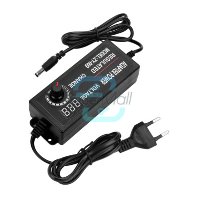 AC100-240V to DC3-24V 3A 5A Adjustable Voltage Power Adapter Switch Power Supply