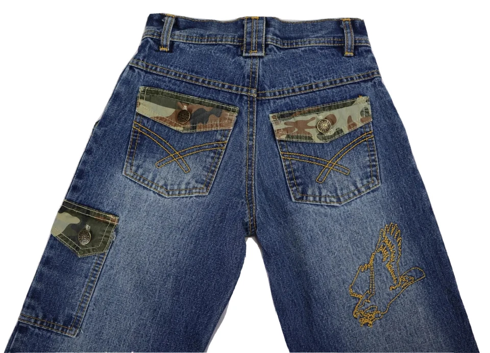 Jeans Urban Extreme Youth Denim Azul Niño Corte Recto Lavado Oscuro Talla: 6 Foto 3 de 4