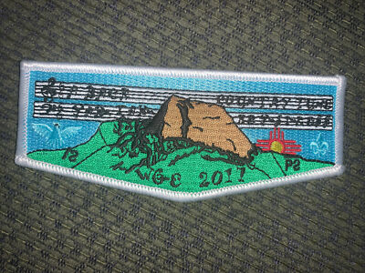 Mint OA Flap 2017 W6-E Philmont White Border Contingent  Flap 100 Made