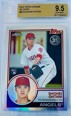 2018 Topps Chrome 35th Anniversary Refractor Shohei Ohtani RC #83T