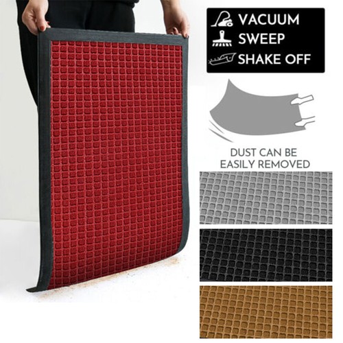 Front Door Entrance Mats NonSlip TPE Rubber Waterproof Rug Floor