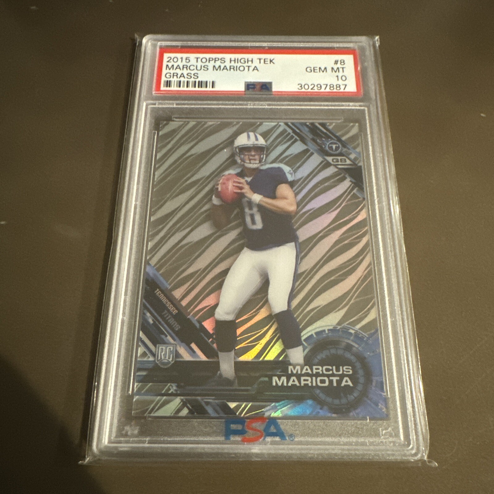 Marcus Mariota Topps High Tek #8 Grass