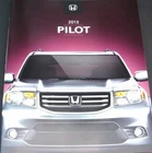 2013 Honda Pilot Original Car Sales Brochure Catalog All Models