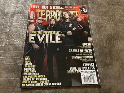 #203 TERRORIZER vintage music rock magazine - EVILE