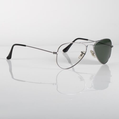 Ray-Ban RB3044 / W3100 Aviator Small Metal Sunglasses, Silver, 52 mm - Picture 13 of 16