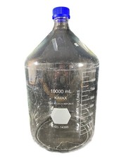 KIMBLE 10L Round Wide Mouth Media Storage Bottle With GL45 Screw Cap 14395-10000