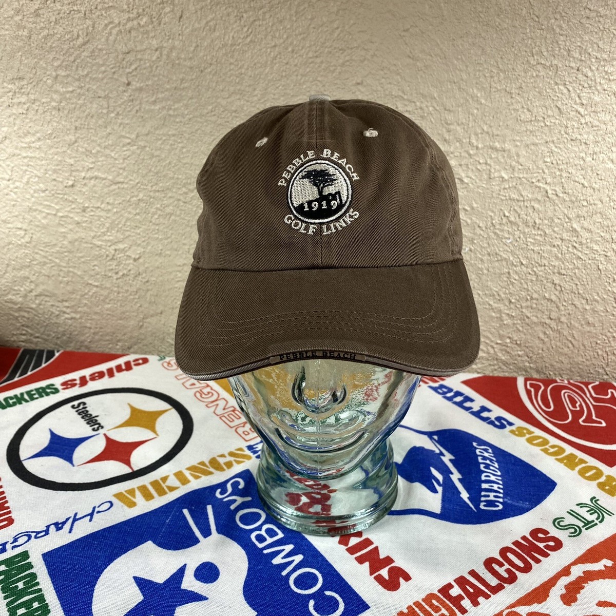 America's #1 Golf Links Pebble Beach Hat Ahead Adjustable