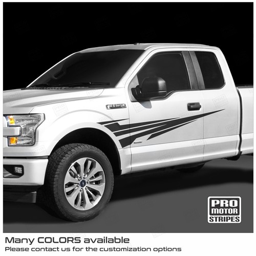 Ford F150 Lariat Stripe Decals Kit For 2001-2003 - Upper & Lower Body Graphics