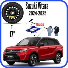 Ruotino Di Scorta 5Fori 17" Per Suzuki Vitara Cric Guanti Cacciavite Dot 2024 17