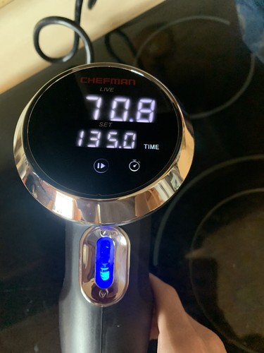 Chefman Sous Vide Precision Cooker w/ Wi-Fi, Bluetooth & Digital Interface - Picture 3 of 3