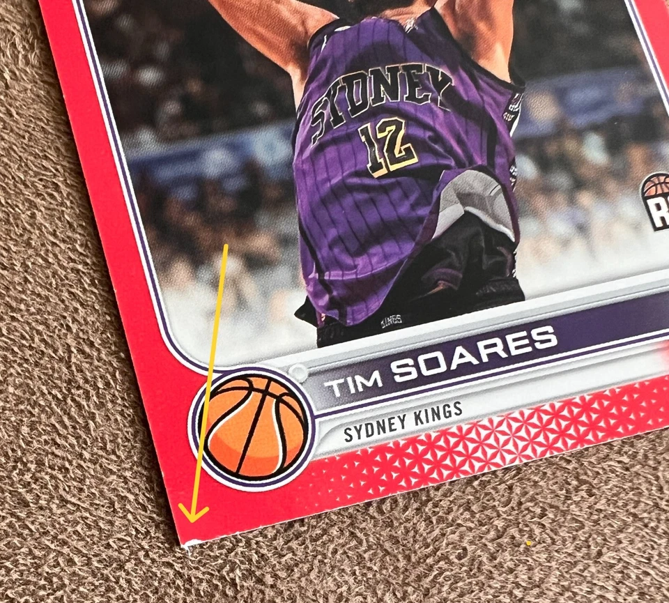 2022-23 Topps National Basketball League Red #89 Tim Soares /5 Rookie SSP 1/5 RC - Image 4 of 4