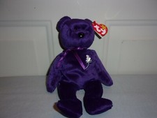 VERY RARE 1st EDITION PRINCESS Diana Bear 1997 Ty Beanie Baby MINT