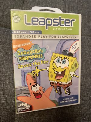 Leap Frog Leapster Sponge Bob Squarepants Saves the Day Learning Game