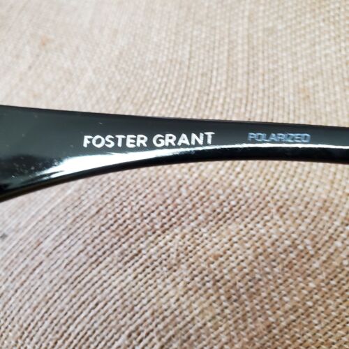 Foster Grant Fashion Sunglasses Black Silver "Juliet" Polarized Floral - Picture 10 of 10
