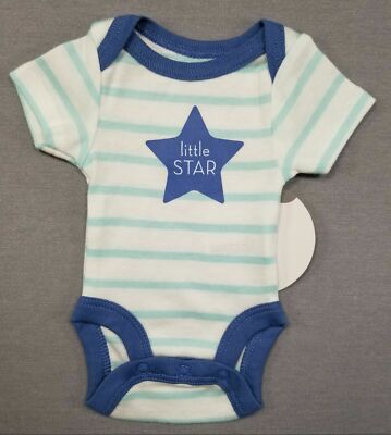 Baby Boy New Koala Baby Preemie Blue Striped Little Star Bodysuit