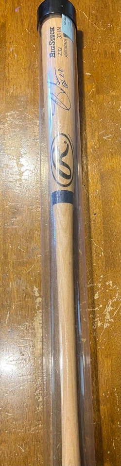 MLB Braves, Pirates Sid Bream Auto Bat Foto 2 de 2