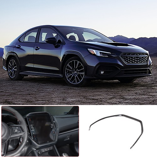 Real Carbon Fiber Navigation GPS Screen Frame Trim Cover For Subaru WRX 2022-24 - Picture 21 of 24