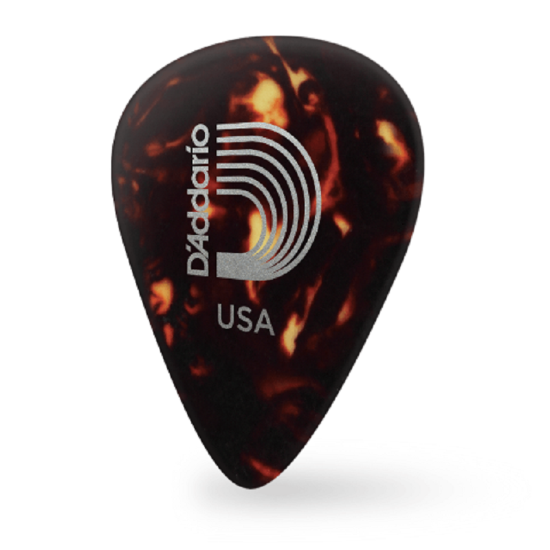 10 Light Celluloid Guitar Picks Shell D'Addario 1CSH2-10  .50mm