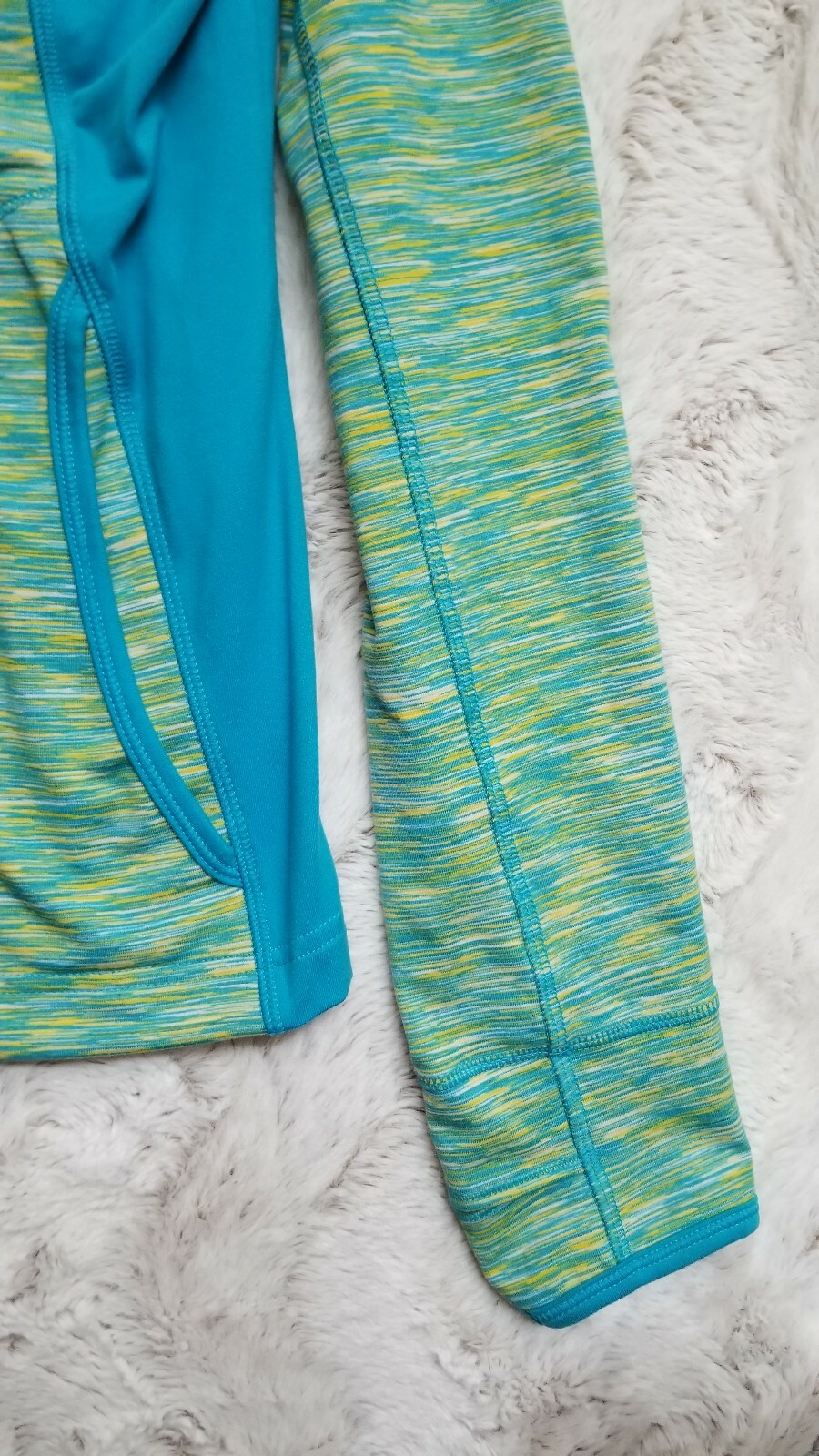 Köppen Blue Yellow Heather Solid Panel Side Full … - image 5