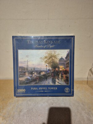 Thomas Kinkade Maler des Lichts Paris Eiffelturm 1000 Teile Puzzle G642