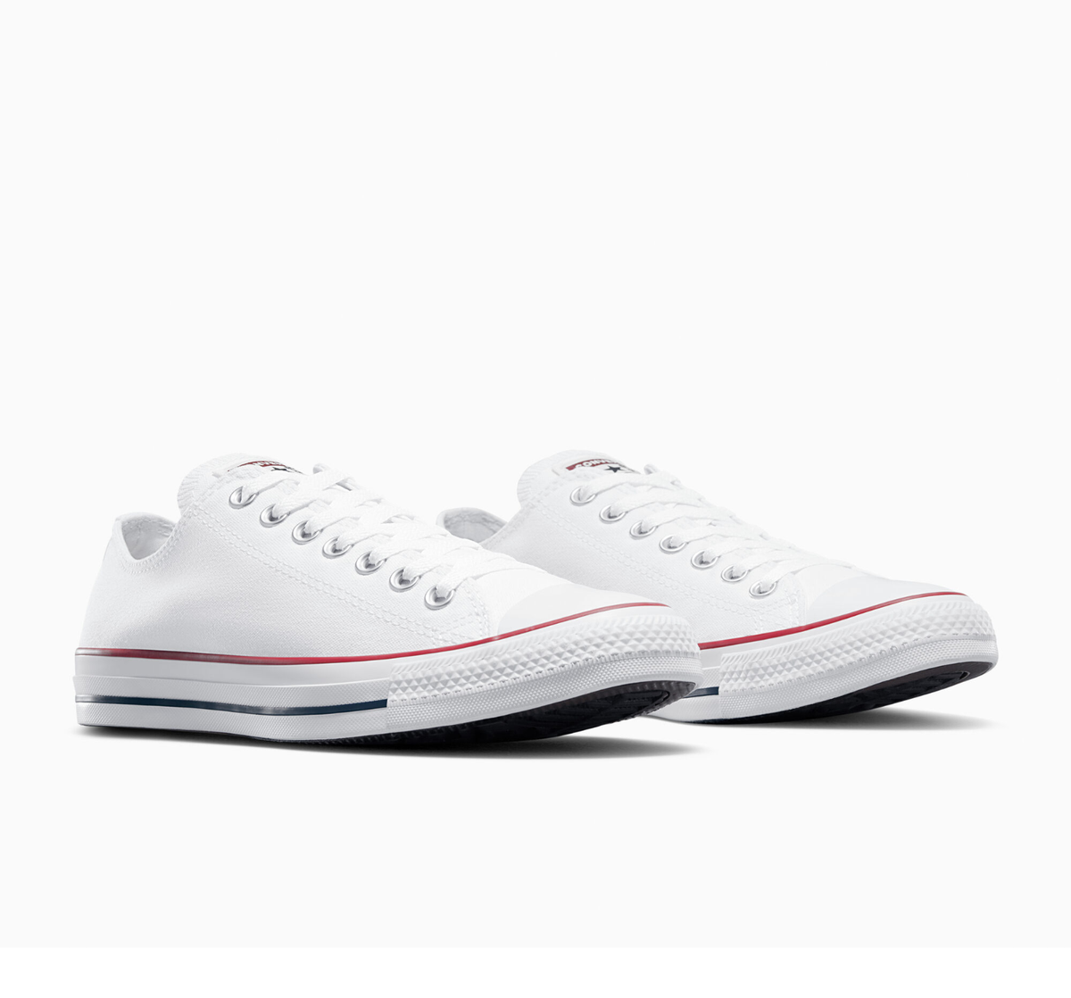 Converse Chuck Taylor All Star Canvas Low Top Shoes in Optical White Model M7652 Converse Chuck Taylor All Star Classic Low Top Optical White  main image 2