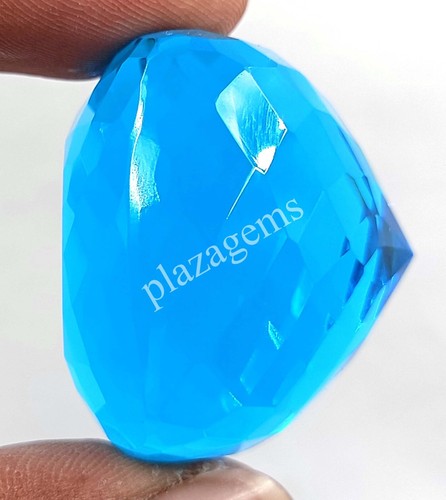 171.35 CT EGL CERTIFIED CUSHION CUT BLUE AQUAMARINE LOOSE GEMSTONE 5ATQ - Picture 3 of 8