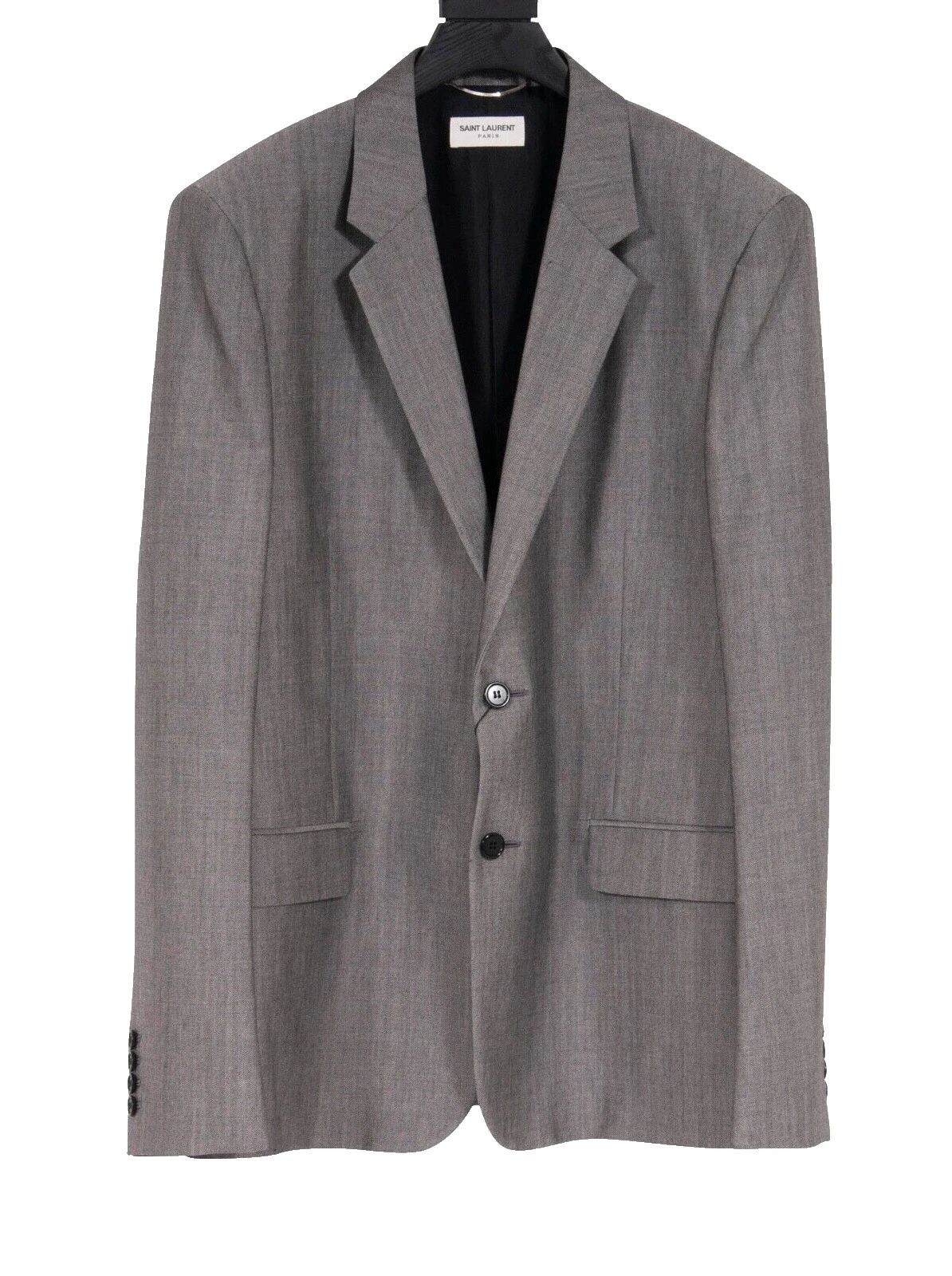 Trajes y blazers de lana maciza Saint Laurent para hombre