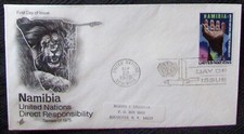 UN FDC  NAMIBIA DIRECT RESPONSIBILITY,  New York  1975