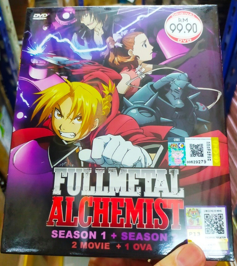 Fullmetal Alchemist Complete TV Series Season 1-2 Movie OVA