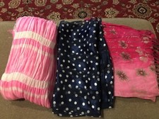 SCARF LOT - 3 Women's Scarves - Mixed Colors Patterns Sheer CT 
