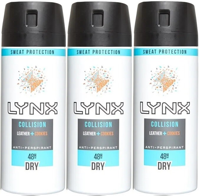 Body Spray Lynx Collision Antiperspirant Lynx Antiperspirant