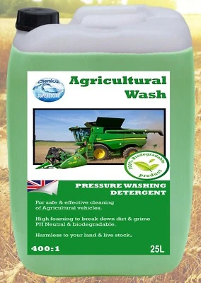 CHEMICAL SUPERSTORE Farm Agricultural Wash 400:1 25L Container