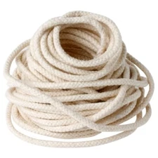32ft Braided Cotton Round Wick Rope for Kerosene Oil Lamp Lantern Torch 2-12mm