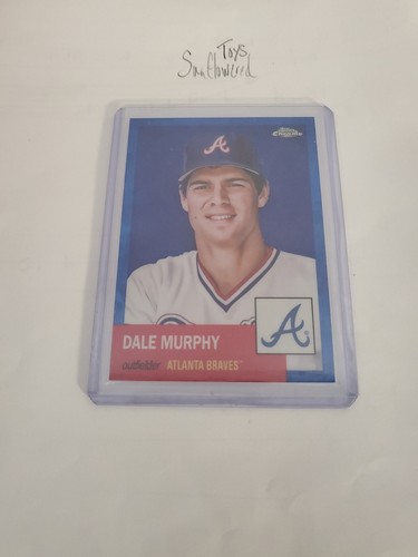 DALE MURPHY 2022 Topps Chrome Platinum #234 BLUE ATOMIC REFRACTOR/100 BRAVES HOF - Picture 1 of 3