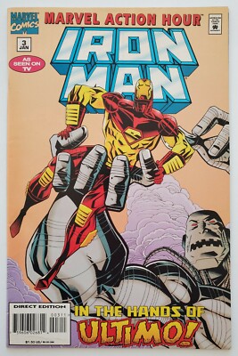 Marvel Action Hour Featuring Iron Man #3 VF    As Seen on TV!!!   SWEET COPY!!!