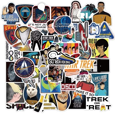 Star Trek Stickers 100pcs Waterproof Random Pack