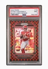 2022 Panini Prizm Patrick Mahomes Black & Red Checkerboard Holo PSA 9 Chiefs