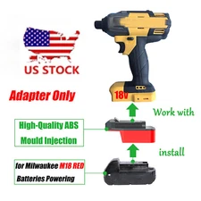 1x Adapter for milwaukee M18 Battery To for BOSTITCH 18v (Not 20V MAX) Tool