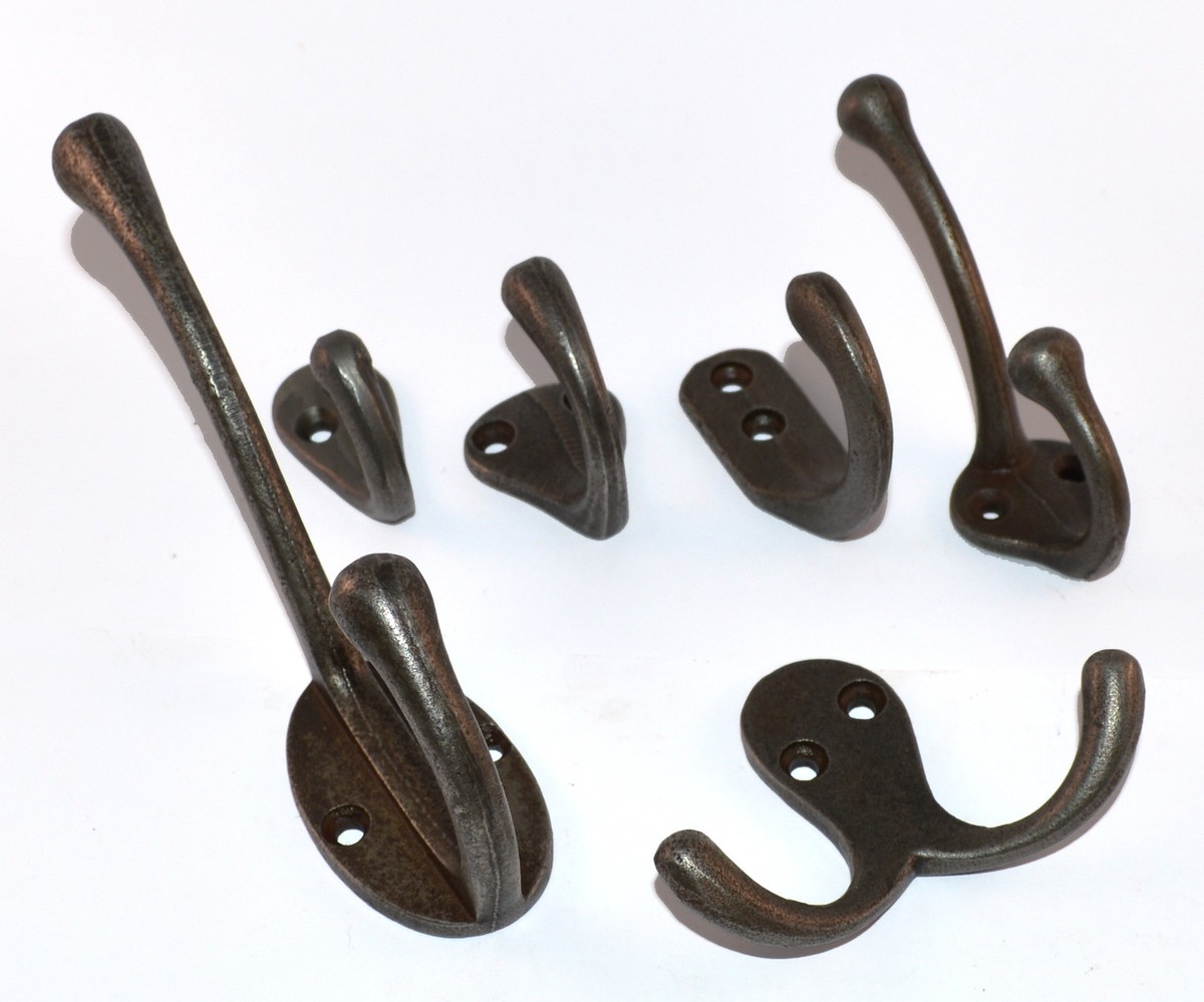 Individual Cast Iron Coat Hooks Cast Antique Iron Single Double