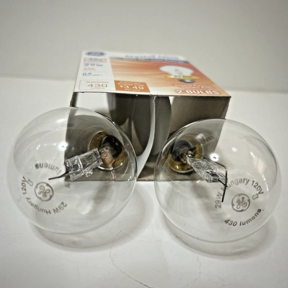 GE 40watt Light Bulbs Glass None LED Basica Dimmable Classic 6 Single Bulbs - Image 2 of 4