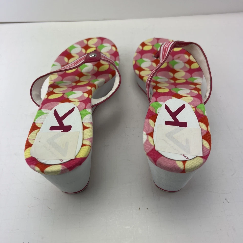 Ann Klein Sport Wedge Flip Flop/Thongs/Sandals 8.5 M  New - Image 3 of 4