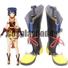 Genshin Impact Liyue Exquisite Delicacy Xiangling Cosplay Shoes Boots X002